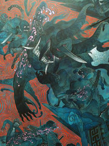 Gerelkhhu Ganbold, Interference, 2020 (Detail)