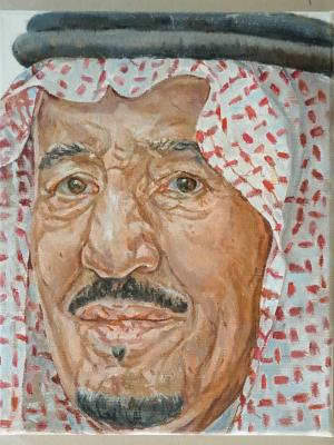 Maryam Mottalebi, Where Power Lies (Salman ibn Abd al-Aziz Al Saud), 2022