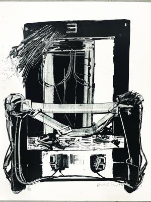 K.R.H. Sonderborg, o.T. (electric chair), 1985