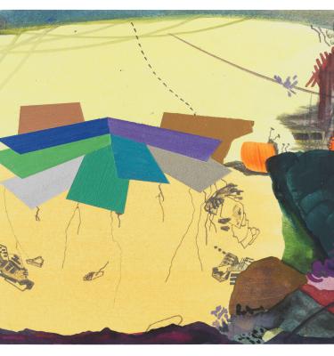 Franz Ackermann, Mental Map; Flying Hut