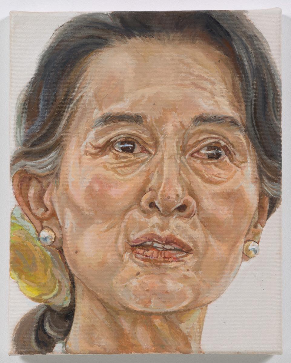 Maryam Mottalebi, Where Power Lies (Aung San Suu Kyi), 2022