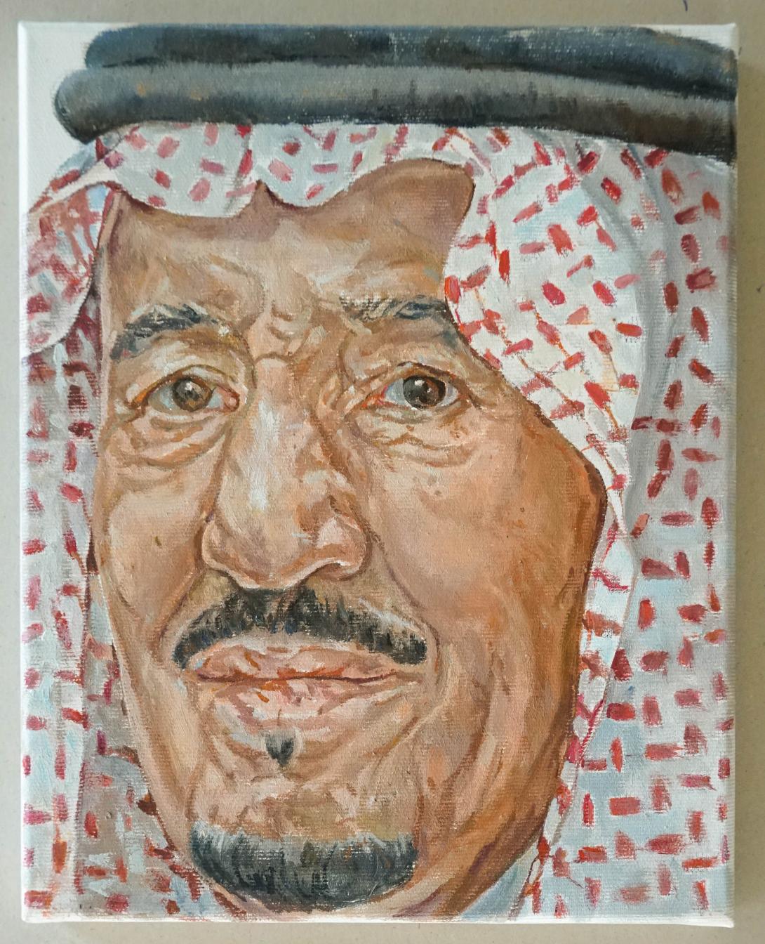 Maryam Mottalebi, Where Power Lies (Salman ibn Abd al-Aziz Al Saud), 2022