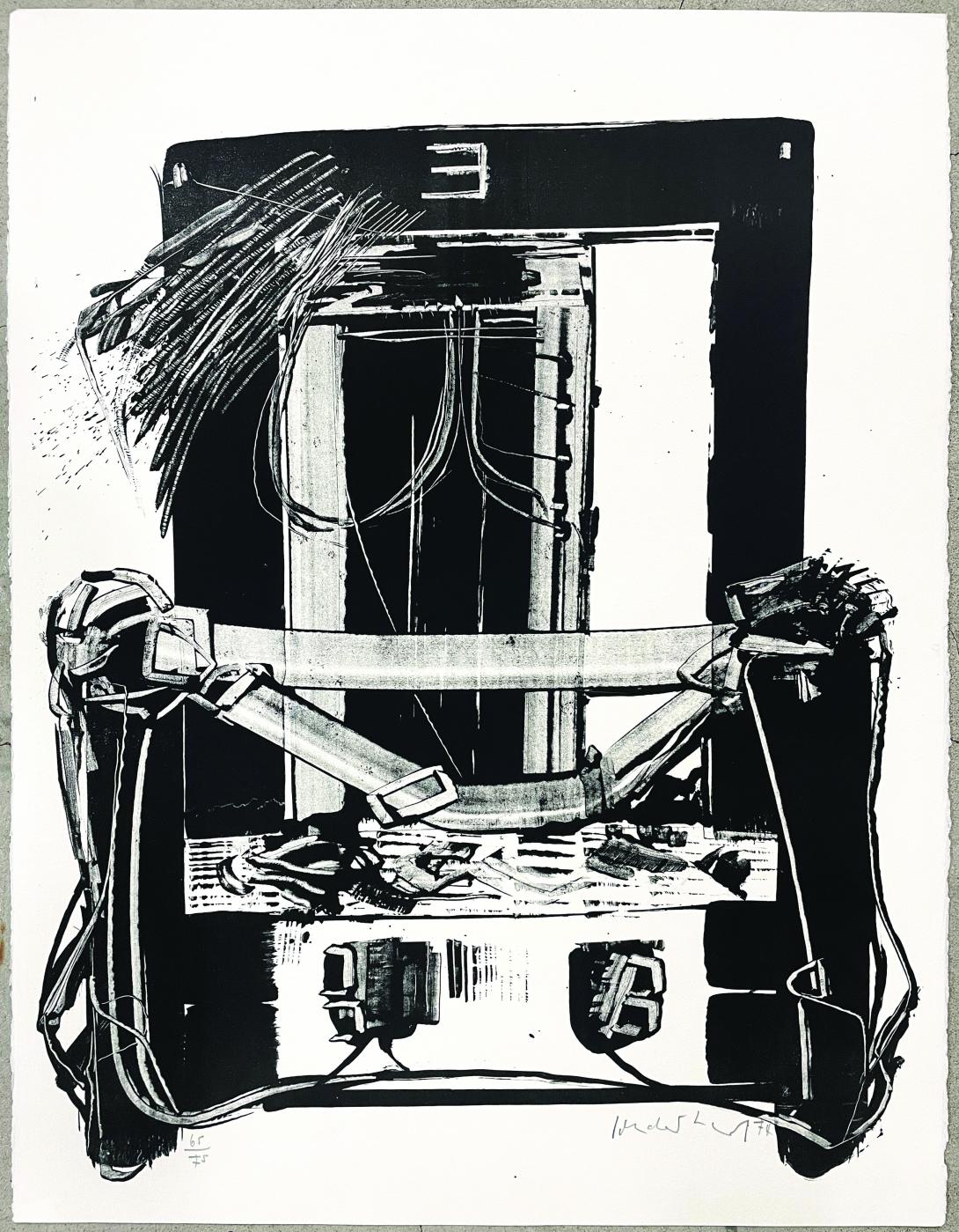 K.R.H. Sonderborg, o.T. (electric chair), 1985