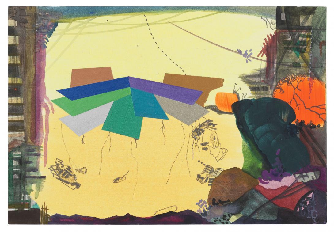 Franz Ackermann, Mental Map; Flying Hut