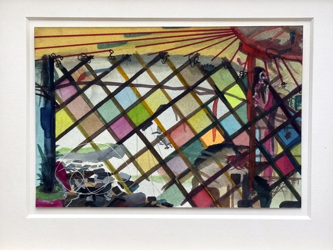 Franz Ackermann, Mongolian Tent, 2024